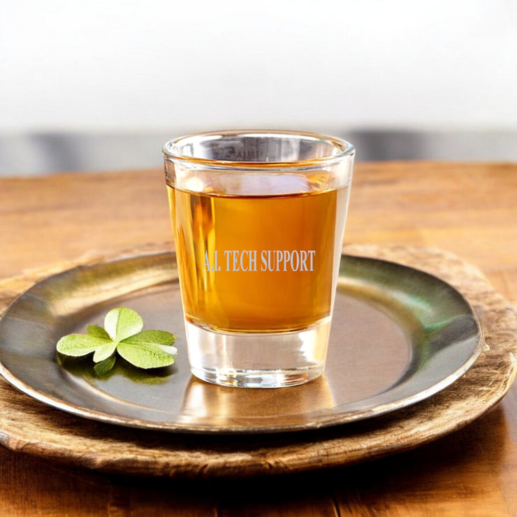 2oz A.I. Tech Support Shot Glass