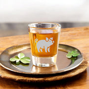 2oz Piglet Shot Glass