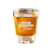 2oz Sister Crawfish Shot Glass