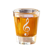 2oz Treble Clef Shot Glass