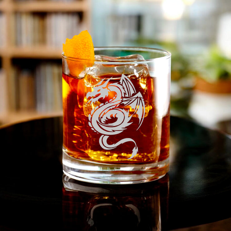 Rocks Glass - Flying Dragon - Double Old Fashioned