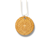 Necklace - Mayan Calendar - Snake and Cable Link chains