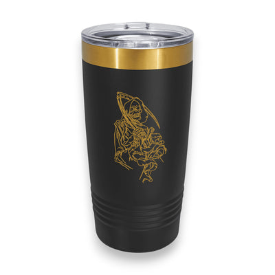 20oz Tumbler - CUSTOM - Dealer of Death Grim Reaper
