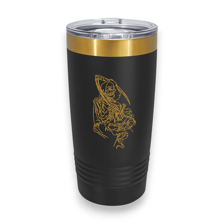 20oz Tumbler - CUSTOM - Dealer of Death Grim Reaper