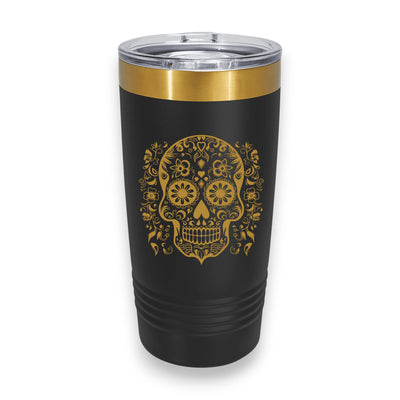 20oz Tumbler - CUSTOM - Sugar Skull Day of the Dead