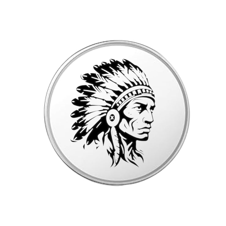 Challenge Coin - PERSONALIZED - CUSTOM - Indian Chief