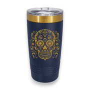 20oz Tumbler - CUSTOM - Sugar Skull Day of the Dead