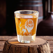 2oz Lion Shot Glass