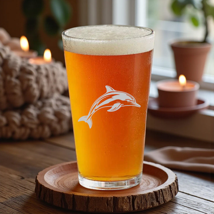 16oz Beer Mug - Dolphin