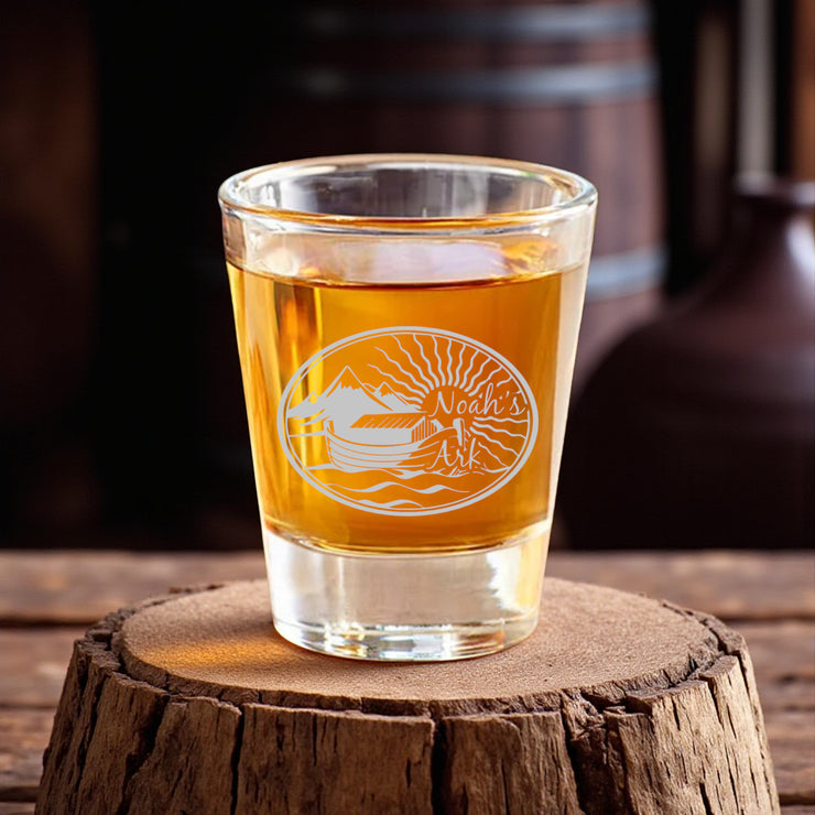 2oz Noahs Ark Shot Glass
