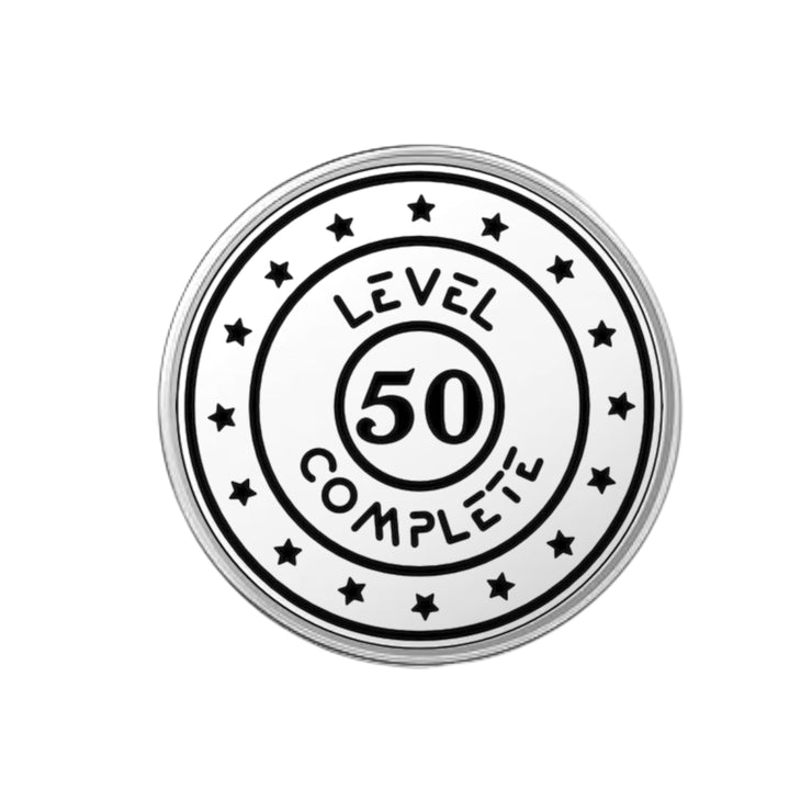 Challenge Coin - PERSONALIZED - CUSTOM - Level Complete Anniversary Birthday
