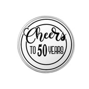 Challenge Coin - PERSONALIZED - CUSTOM - Cheers to Anniversary Birthday