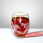 15oz Stemless Wine Glass - Release the Kraken