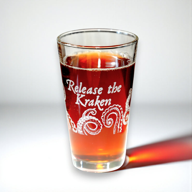 16oz Beer Mug - Release the Kraken