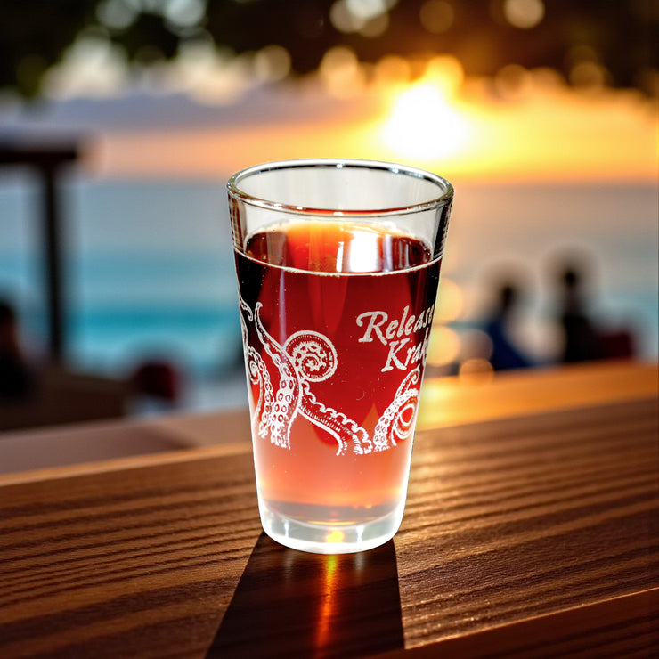 16oz Beer Mug - Release the Kraken