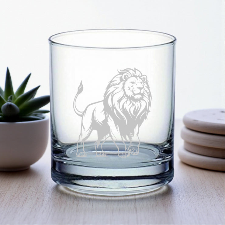 Rocks Glass - Lion - Double Old Fashioned