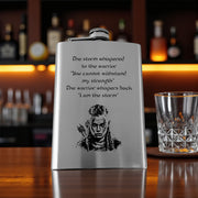 8oz - I am the Storm - Stainless Steel