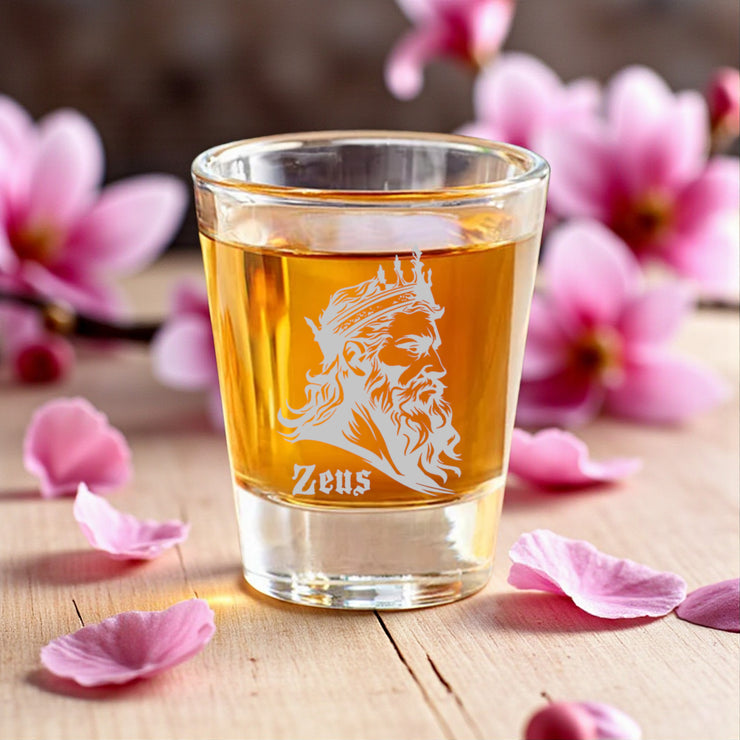 2oz Zeus Shot Glass - God of thunder