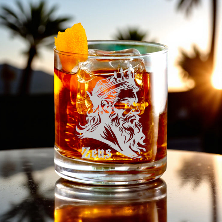 Rocks Glass - Zeus - Double Old Fashioned - God of Thunder