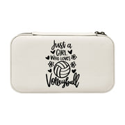 Jewelry Box 7x4 - CUSTOM - Just a girl who loves volleyball