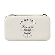 Jewelry Box 7x4 - CUSTOM -  Worlds most awesome Wife