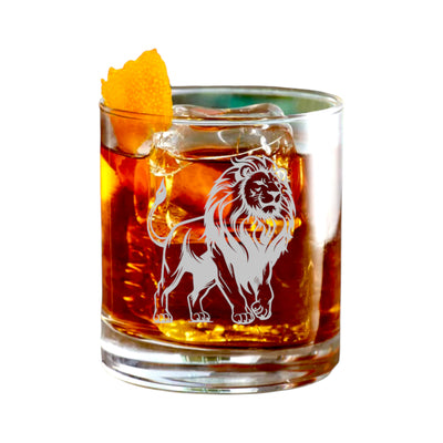 Rocks Glass - Lion - Double Old Fashioned
