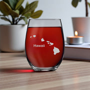 15oz Stemless Wine Glass - Hawaii