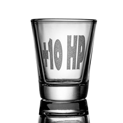 2oz +10 HP Shot Glass