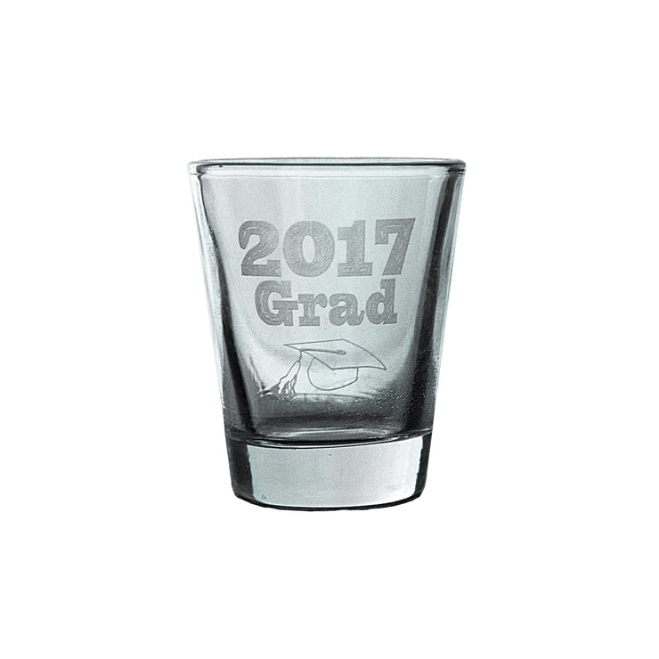 2oz 2017 Grad Shot Glass