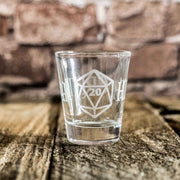 2oz Critical Hit Shot glass