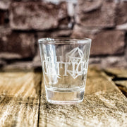 2oz Critical Hit Shot glass