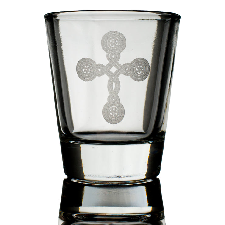2oz Cross (one) Shot Glass