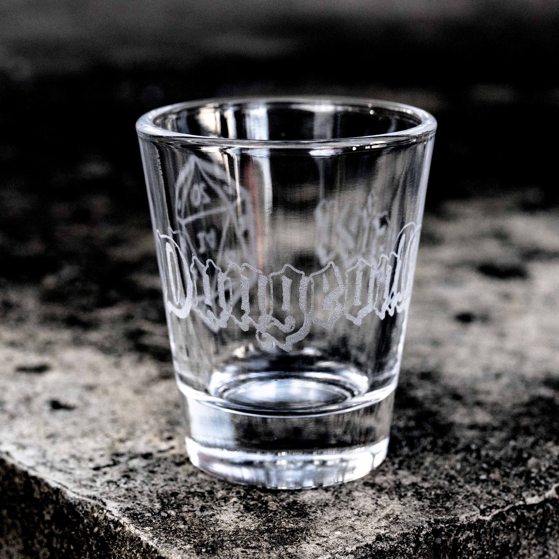 2oz Dungeon Master Shot glass – HipFlaskPlus