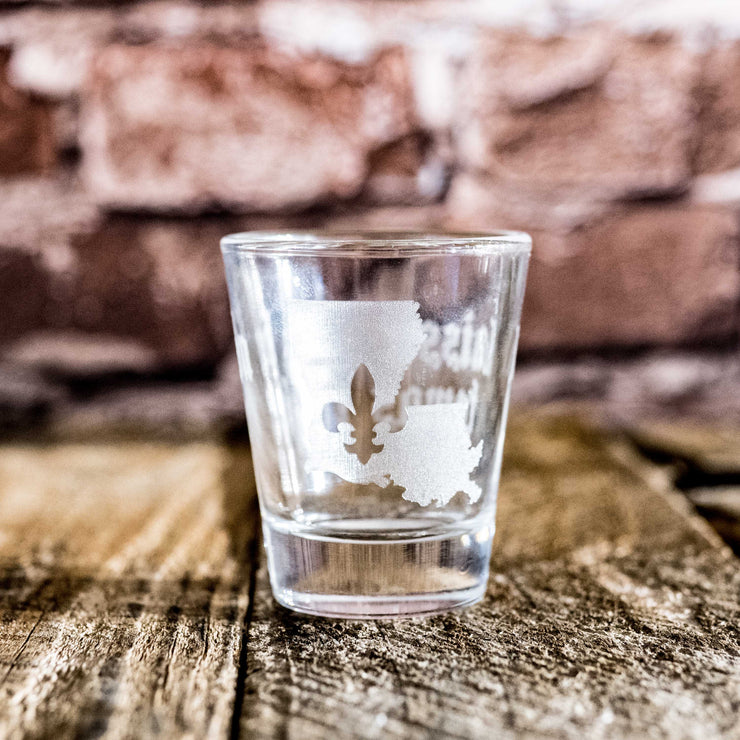 2oz Laissez les bons temps rouler Shot glass