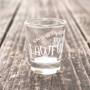 2oz Lawful Evil - Know Your Role - Shot Glass