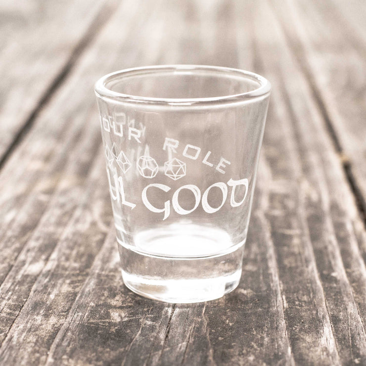 2oz Lawful Good - Know Your Role - Shot Glass