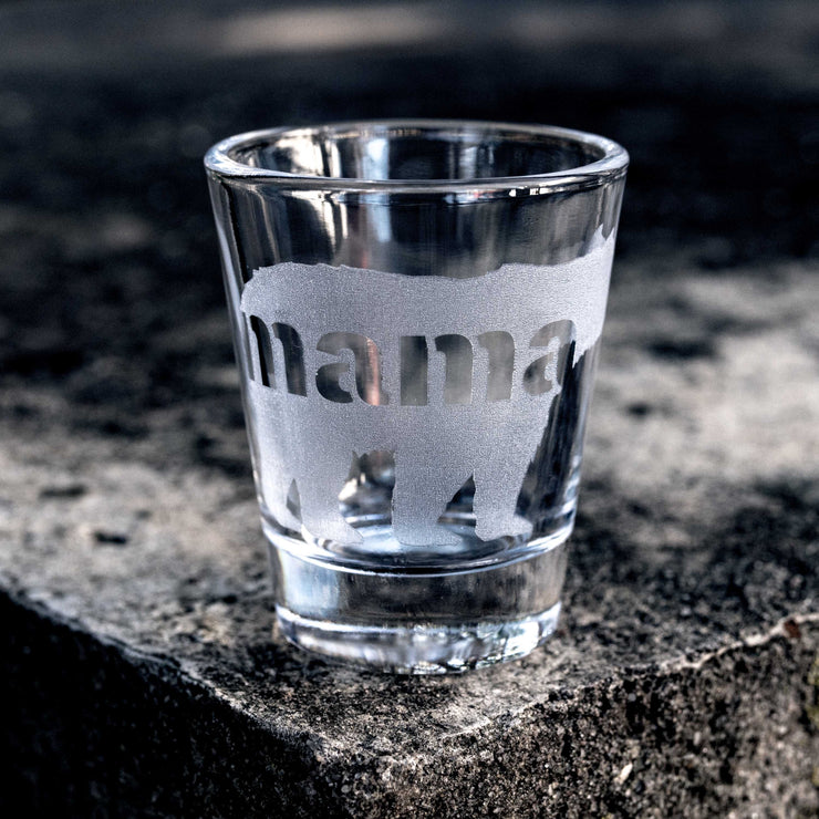 2oz Mama Bear Shot glass