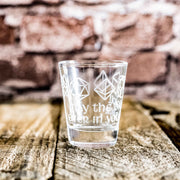 2oz May the Dice Roll ever in your Favor Shot glass