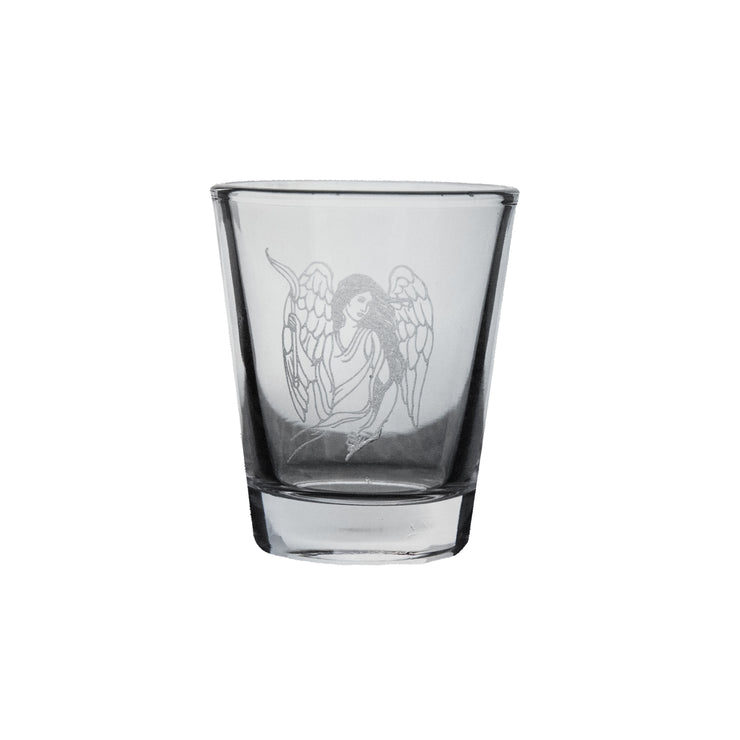 2oz Seated Angel Shot Glass