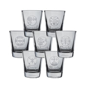 2oz Seven Deadly Sins Set of 7 Shot Glass