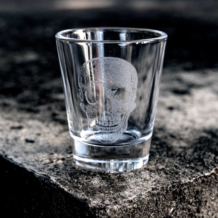 2oz Skull Shot glass