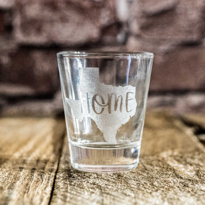 2oz State Home - Texas Shot glass