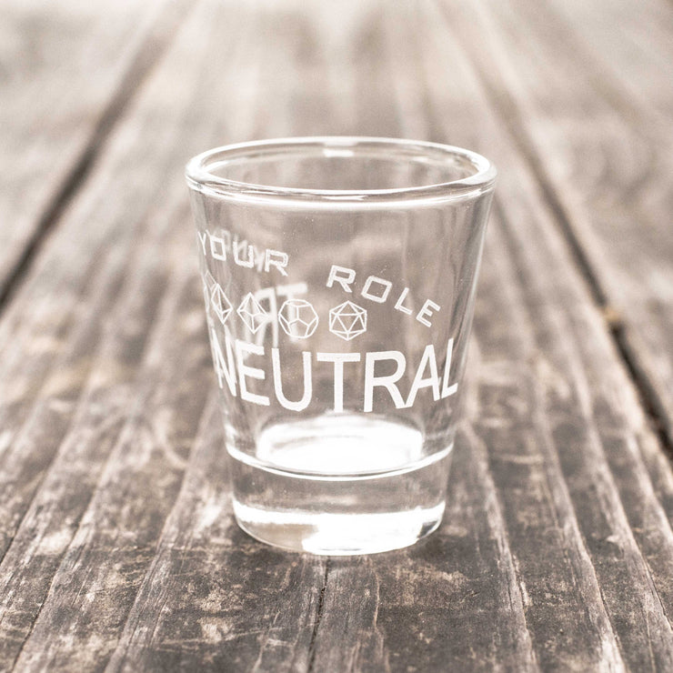 2oz True Neutral - Know Your Role - Shot Glass