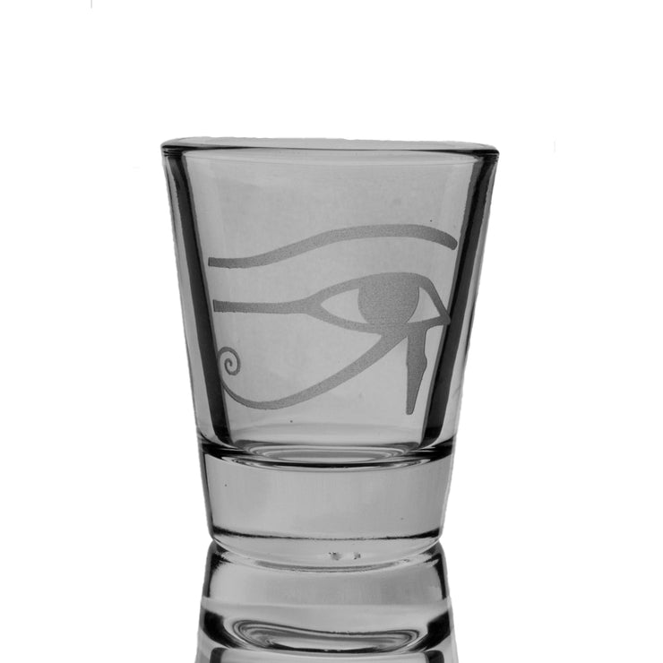 2oz Eye of Horus shot glass Wadjet Eye