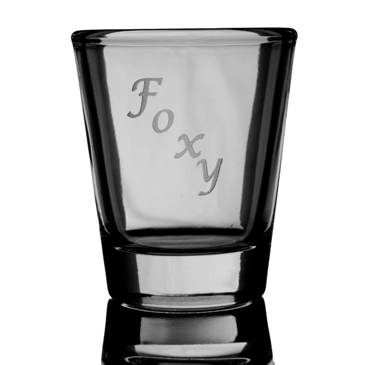 2oz Foxy Shot Glass