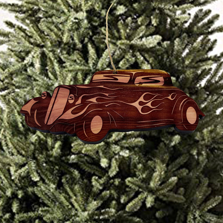 34 Coupe - Cedar Ornament