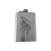 8oz Dealer of Death Grim Reaper Stainless Steel Flask