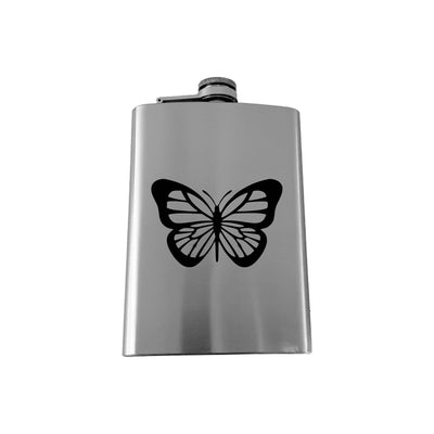 8oz Monarch Butterfly Stainless flask