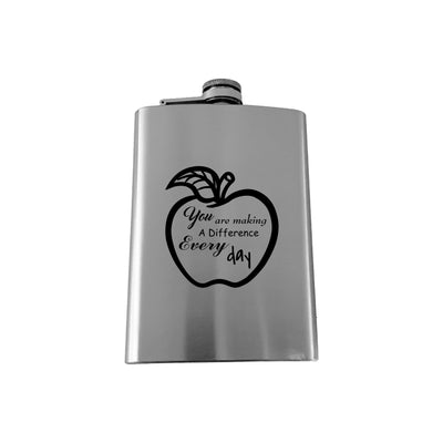 8oz You are Making a Difference Every Day Stainless Steel Flask