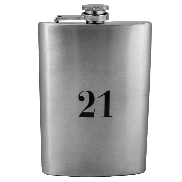 8oz 21 Flask Stainless Steel
